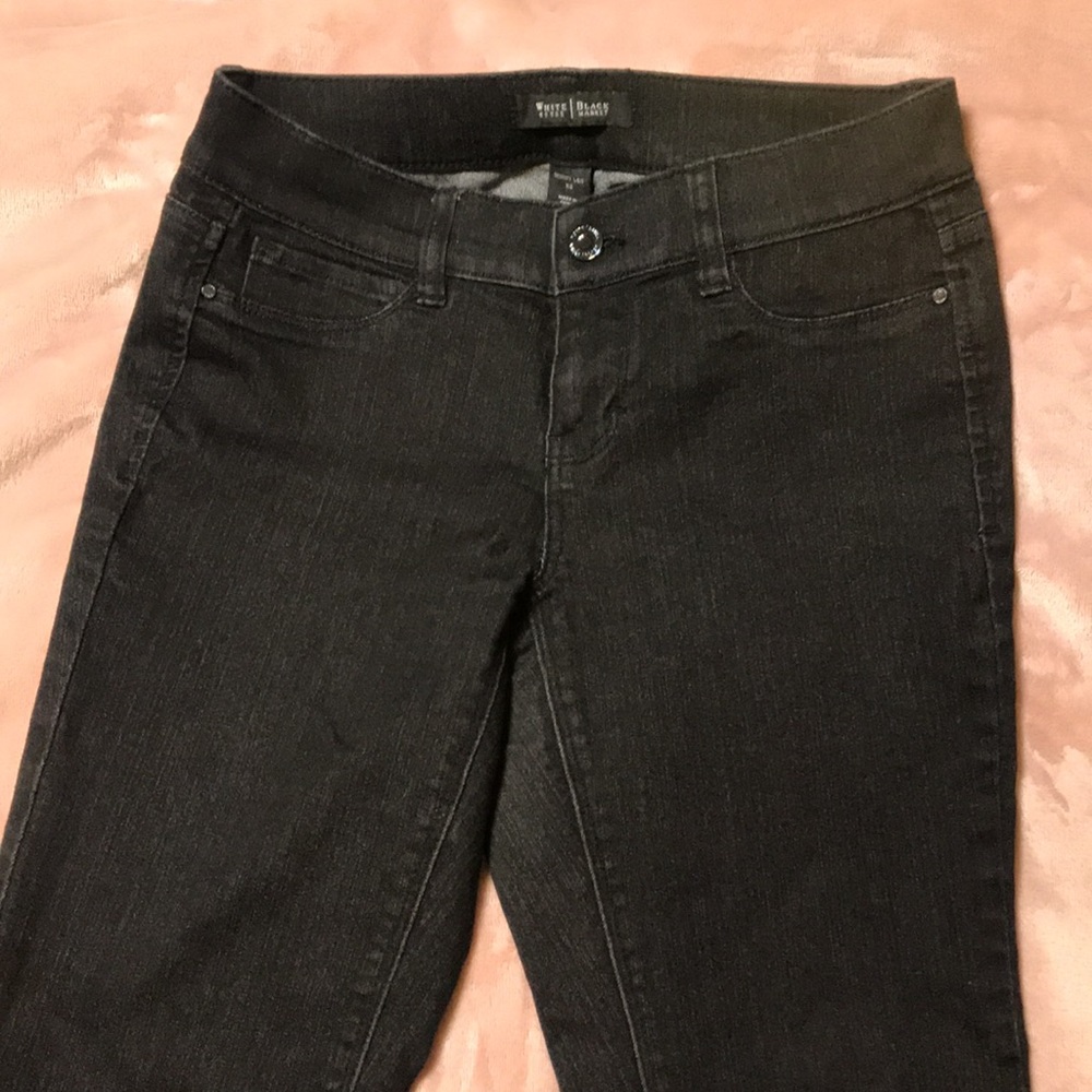 White House/Black Market (Black) Skinny Leg Jeans - Picture 2 of 9